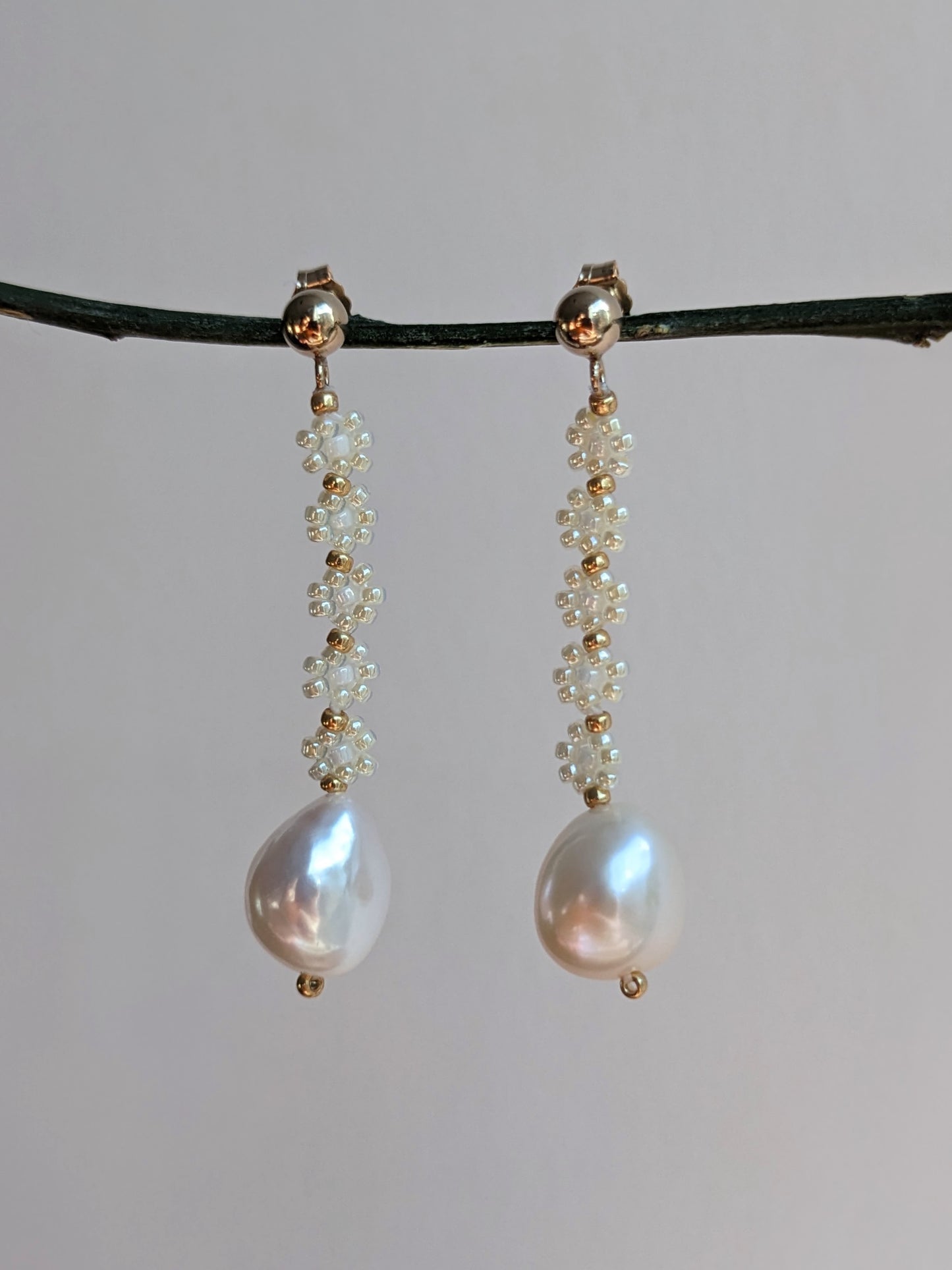 Tiny Flower Earrings · Jasmine