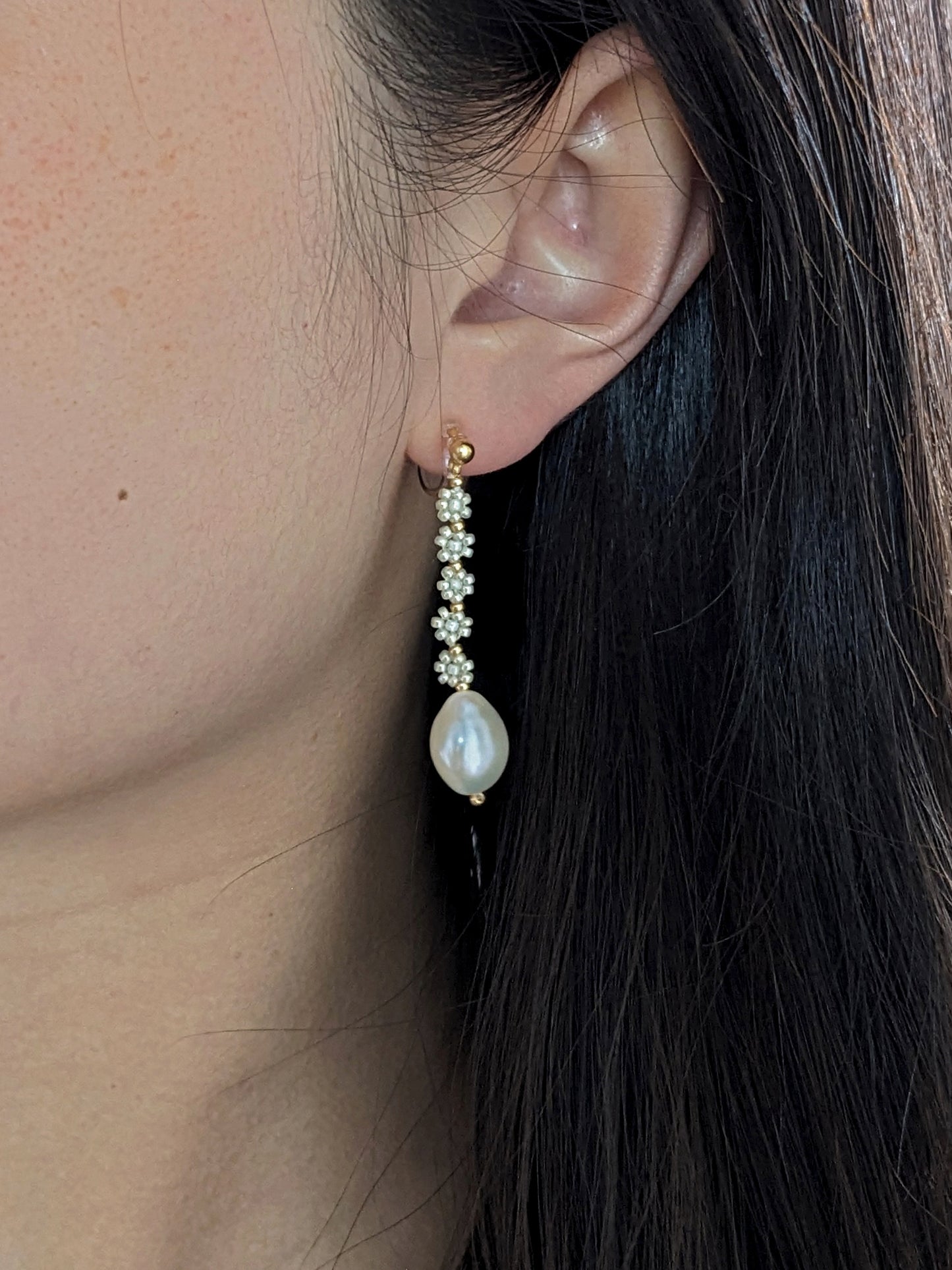 Tiny Flower Earrings · Jasmine
