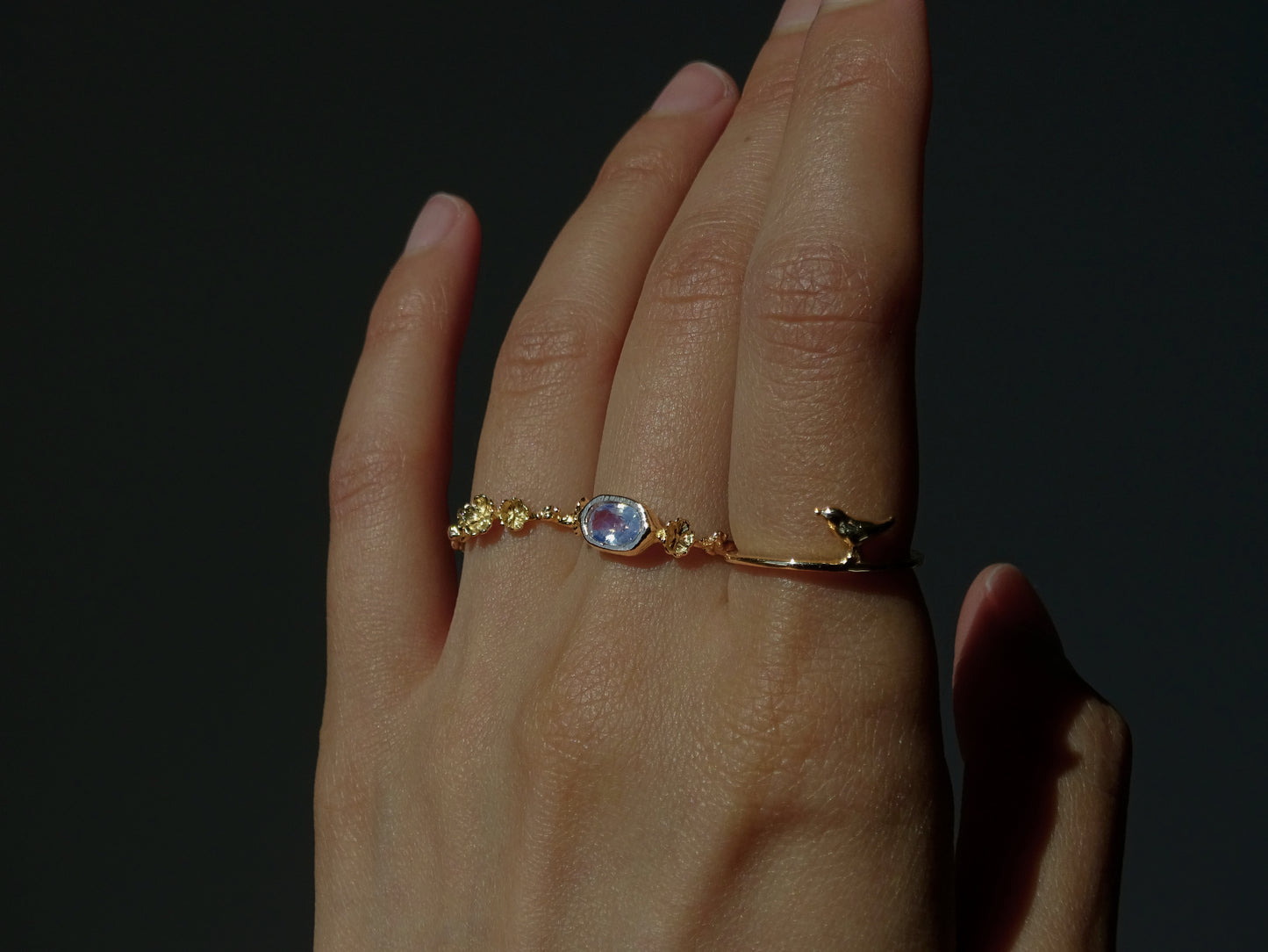 Cherry Blossom Clouds · Imperfect Sapphire · Size 6.5