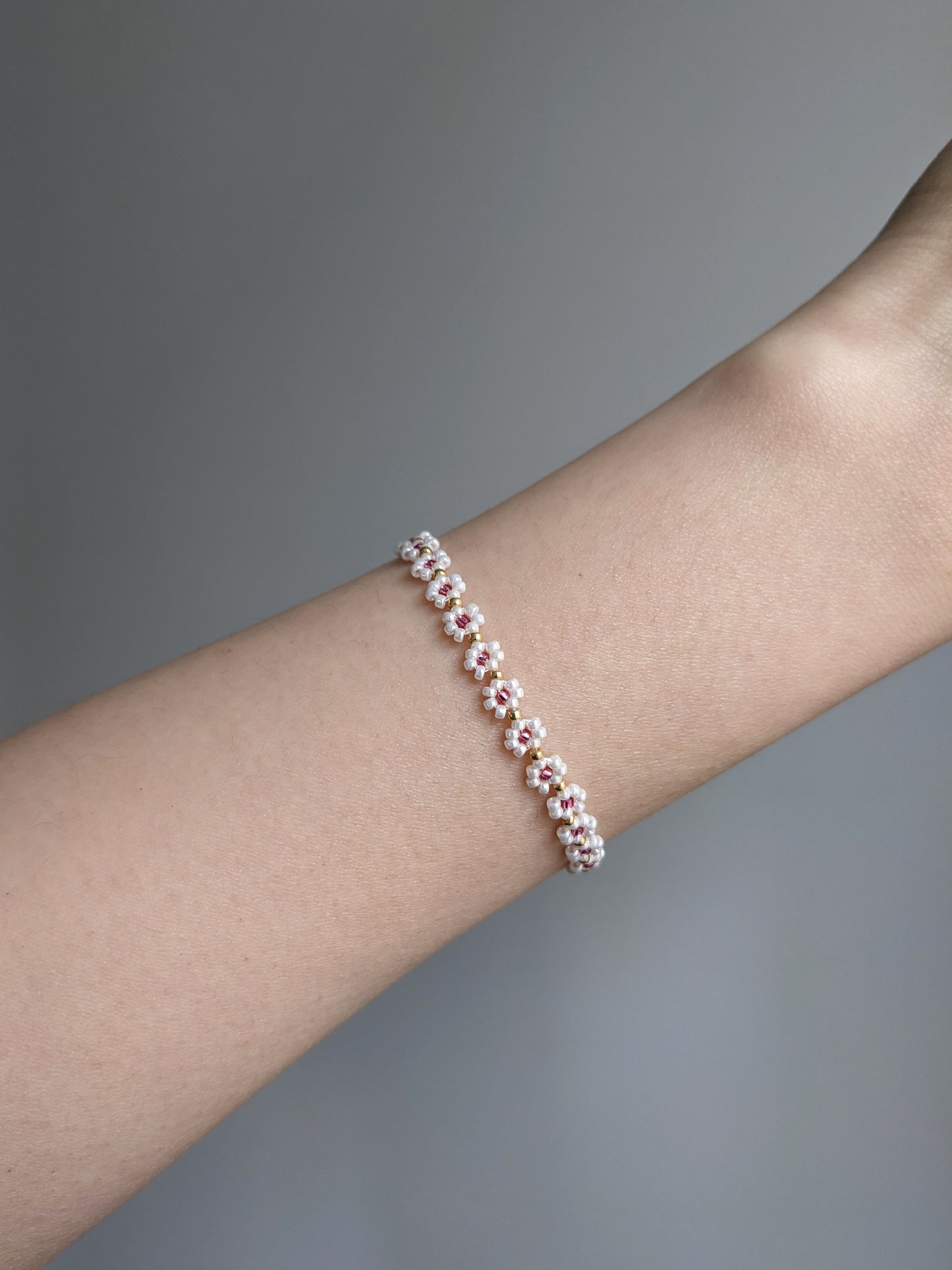 Tiny Flower Bracelet β Magnolia β Spring Exclusive
