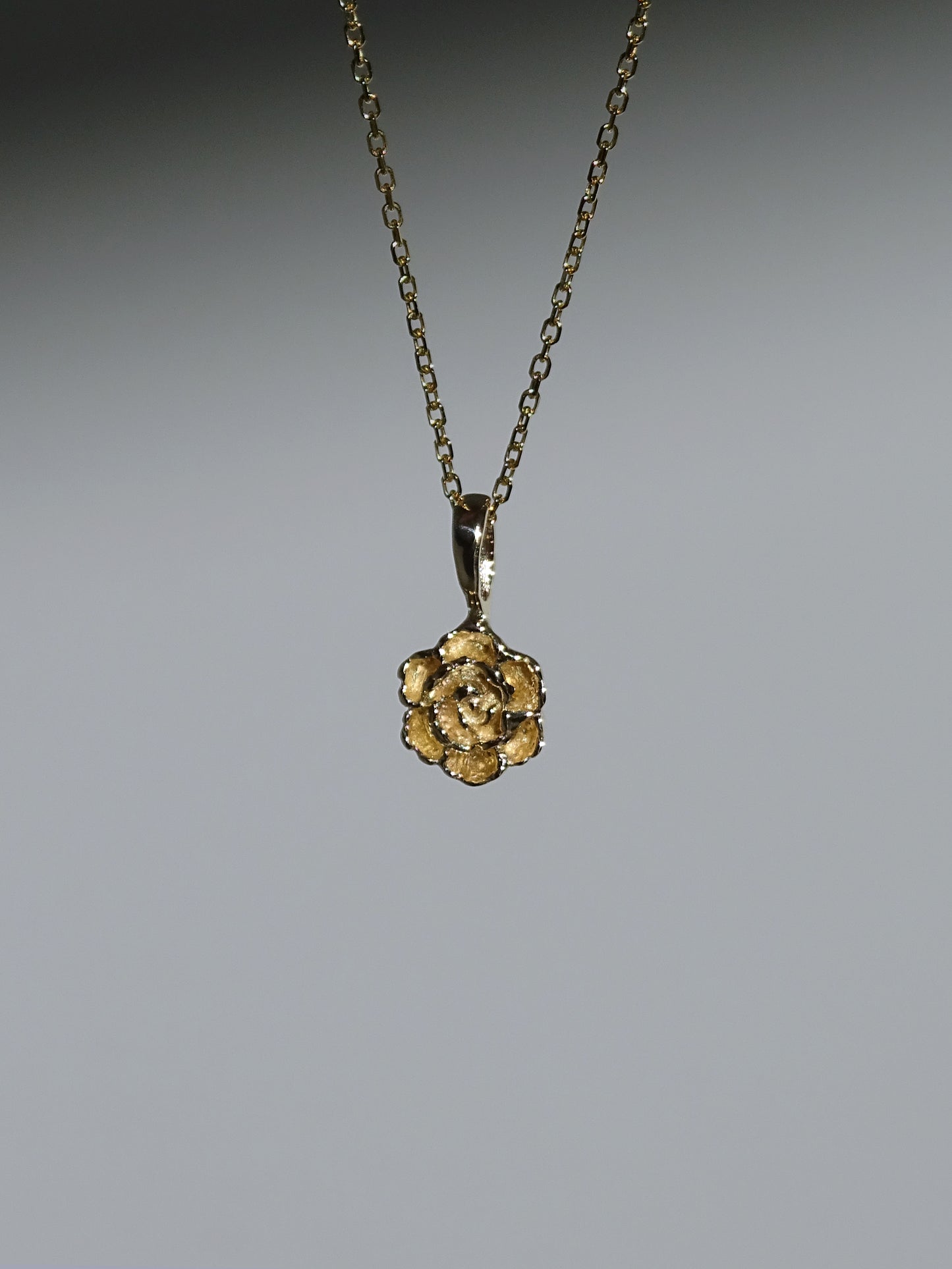 Peony Necklace · 14K Yellow Gold