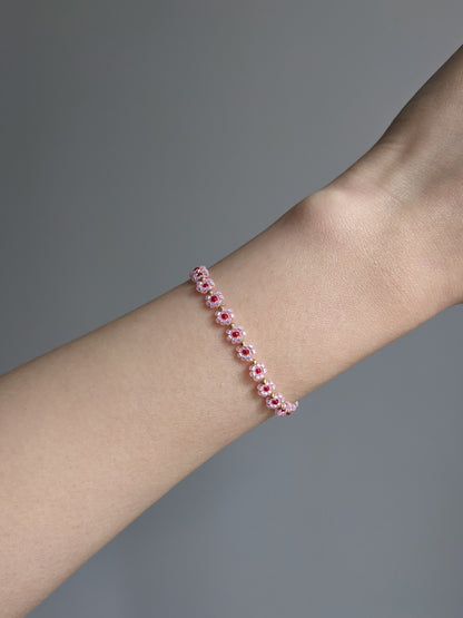 Tiny Flower Bracelet ∙ Cherry Blossom