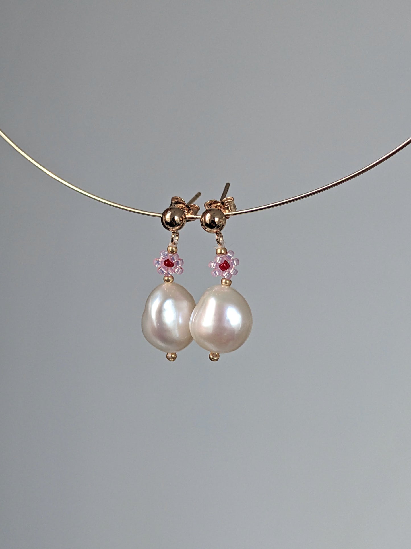 Tiny Flower Earrings ∙ Cherry Blossom