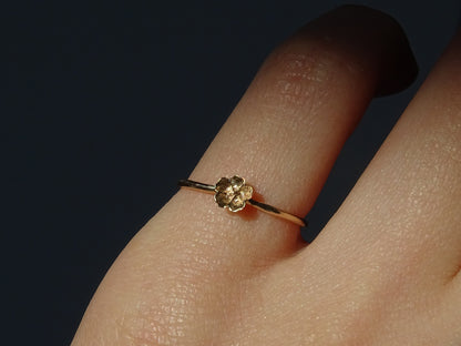 Mini Blossom Pinkie Ring