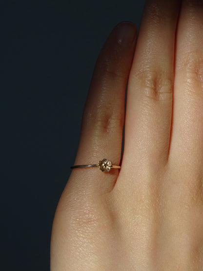 Mini Blossom Pinkie Ring