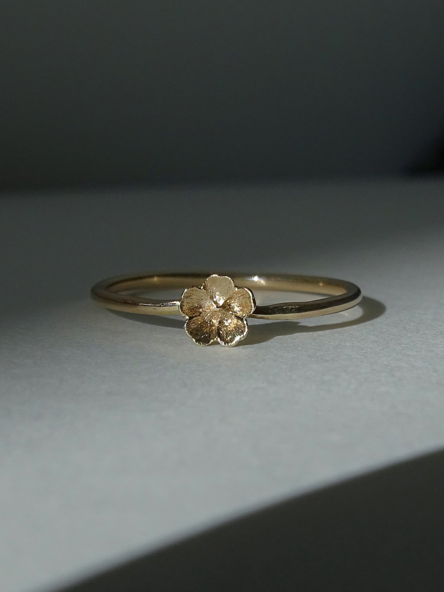 Mini Blossom Pinkie Ring