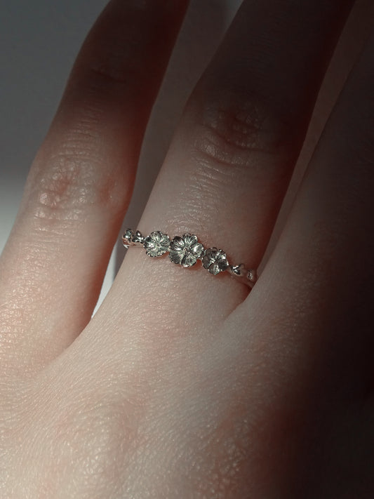 Cherry Blossom Ring ∙ Silver