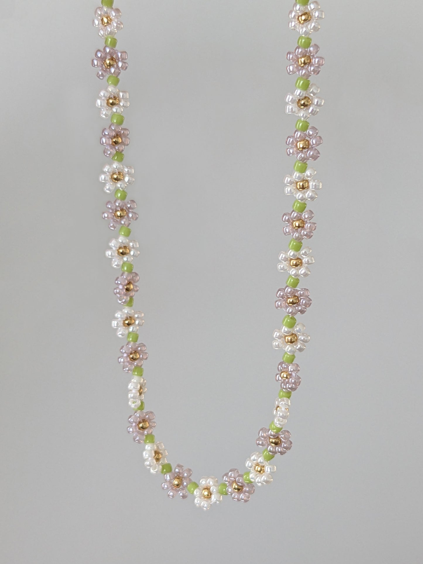 Tiny Flower Necklace ∙ Lilac ∙ Spring Exclusive