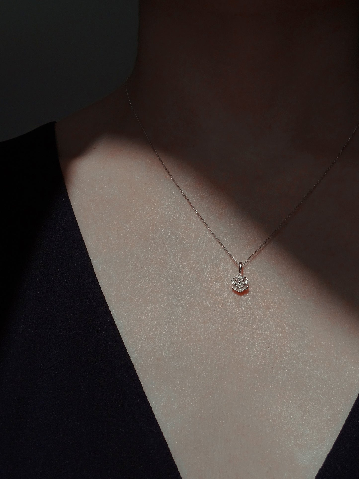 Peony Charm ∙ Silver