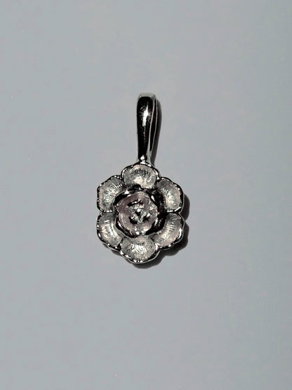 Peony Charm ∙ Silver