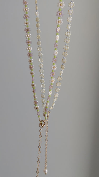 Tiny Flower Necklace ∙ Lilac ∙ Spring Exclusive